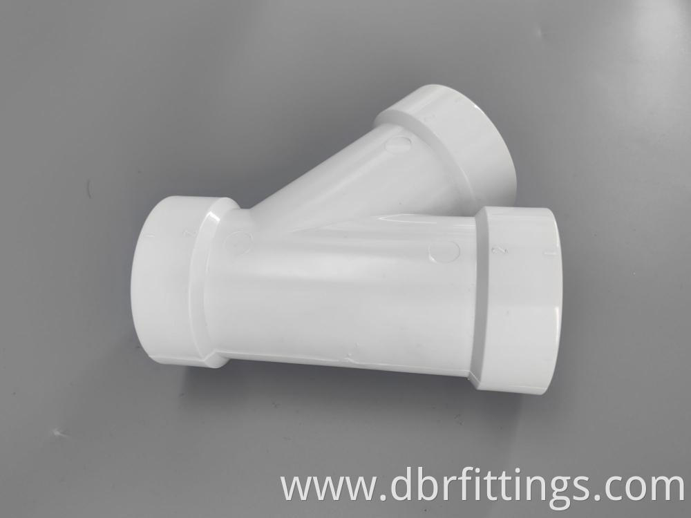 UPC PVC fittings WYE for New construction